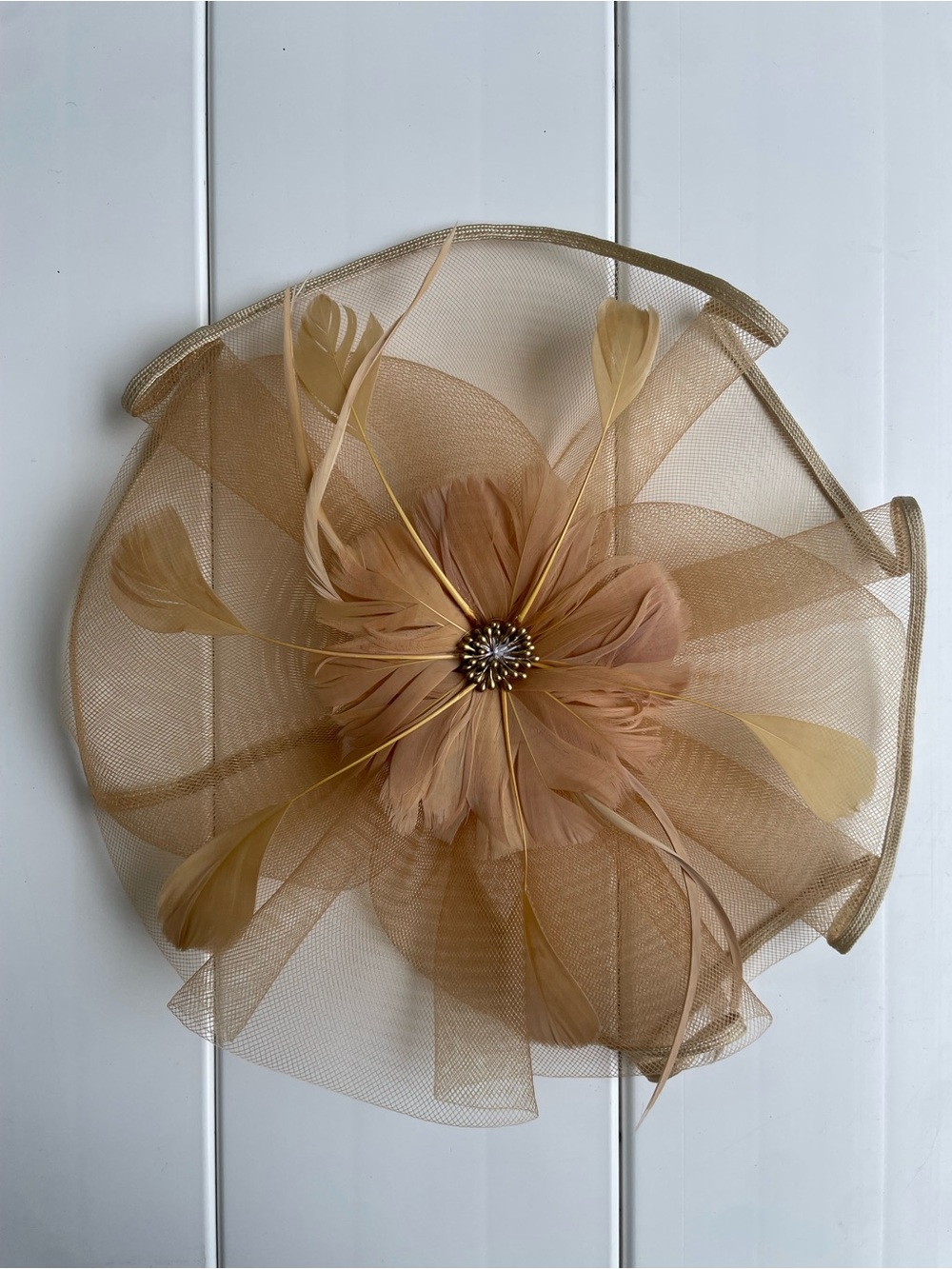Unbranded Clip in Floral Headpiece Kentucky Derby Style